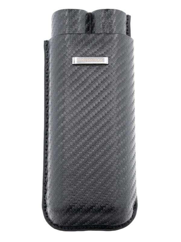 Prometheus 2-Cigar Large Ring Gauge Case – Carbon Fiber