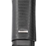Prometheus 2-Cigar Large Ring Gauge Tejus Leather Case – Black
