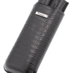 Prometheus 2-Cigar Large Ring Gauge Tejus Leather Case – Black