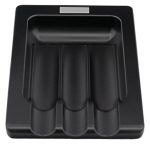 Prometheus 3-Cigar Black Matte Ashtray