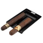 Prometheus 3-Cigar Black Matte Ashtray