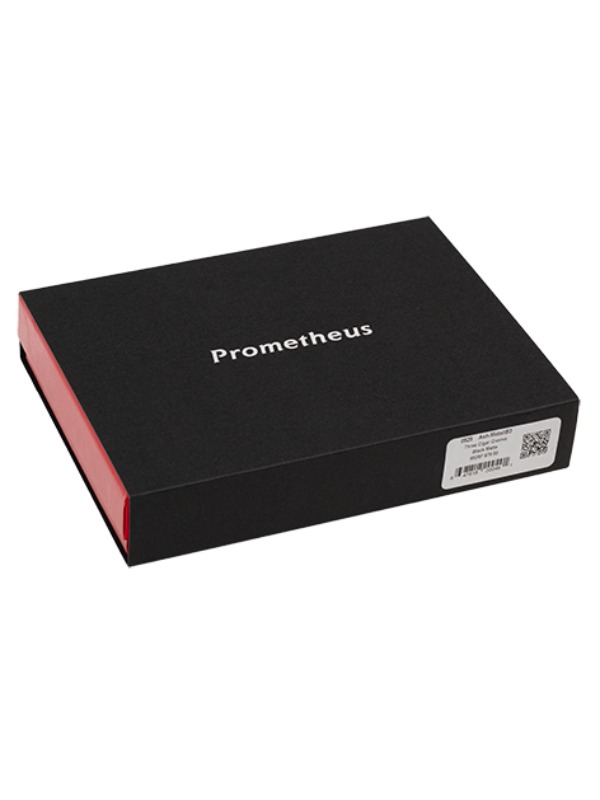 Prometheus 3-Cigar Black Matte Ashtray