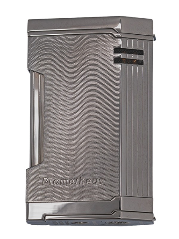 Prometheus Magma T Light Gun Metal Wave Lighter