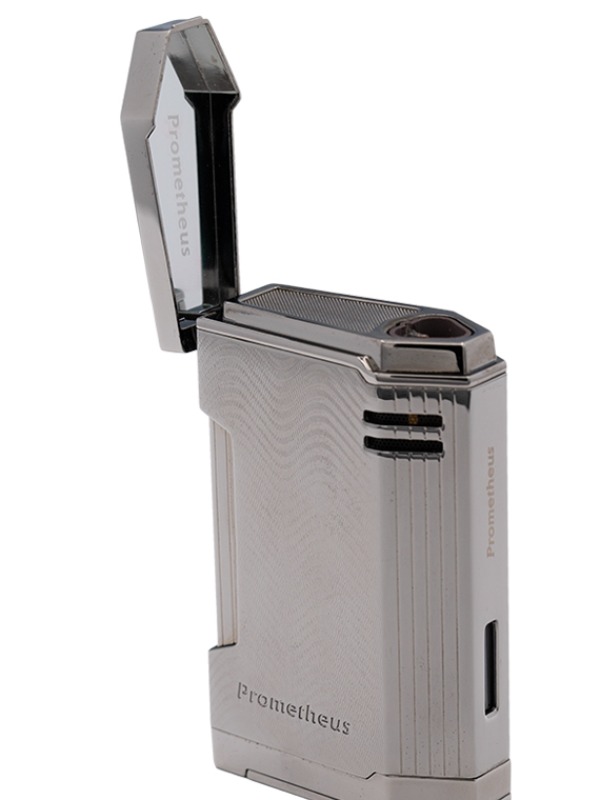 Prometheus Magma T Light Gun Metal Wave Lighter