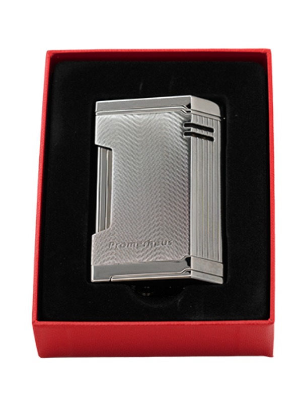 Prometheus Magma T Light Gun Metal Wave Lighter