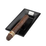 Prometheus Single Cigar Black Matte Ashtray