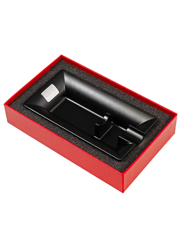 Prometheus Single Cigar Black Matte Ashtray