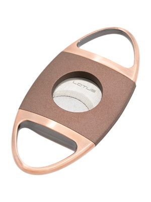 Lotus Jaws Serrated Cigar Cutter - Copper & Brown Crackle (CUT610)