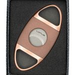 Lotus Jaws Serrated Cigar Cutter – Copper & Brown Crackle (CUT610)
