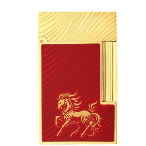 S.T. Dupont Line 2 Year of the Horse Red Lighter – C16080CL