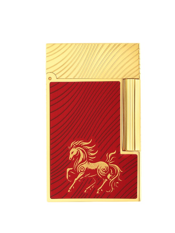 S.T. Dupont Line 2 Year of the Horse Red Lighter – C16080CL