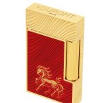 S.T. Dupont Line 2 Year of the Horse Red Lighter – C16080CL