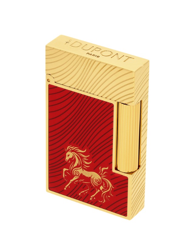 S.T. Dupont Line 2 Year of the Horse Red Lighter – C16080CL