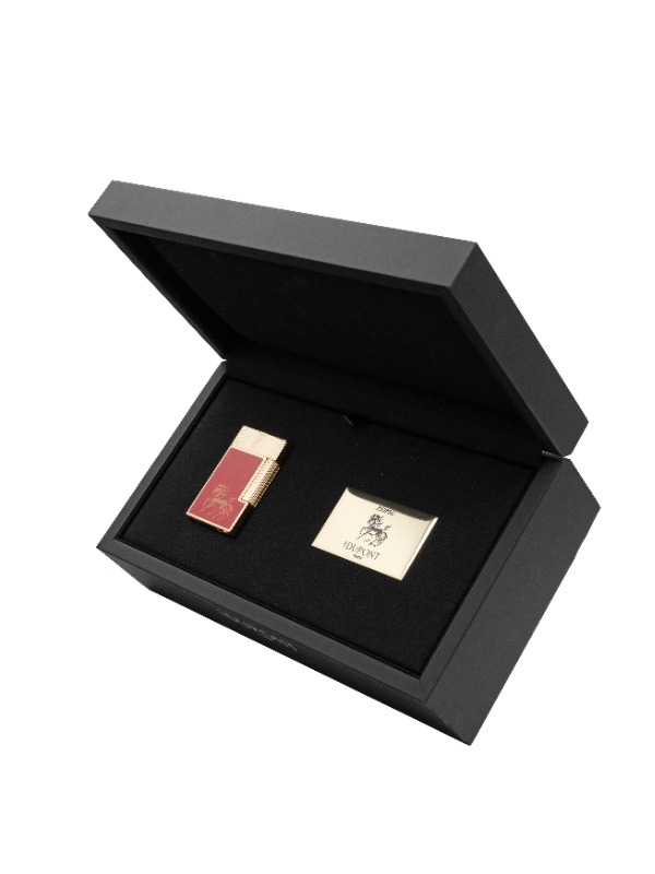 S.T. Dupont Line 2 Year of the Horse Red Lighter – C16080CL