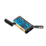 God of Fire “Never Back Down” Ultimo X in Blue on Black Lighter