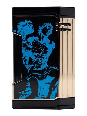 Prometheus "Never Back Down" Magma X Lighter Black with Blue (XR1)