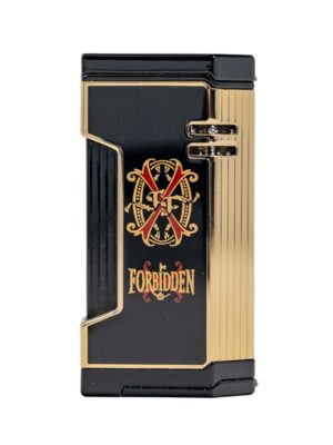 Prometheus OpusX Rare Black Magma XFE Lighter in Black and Gold