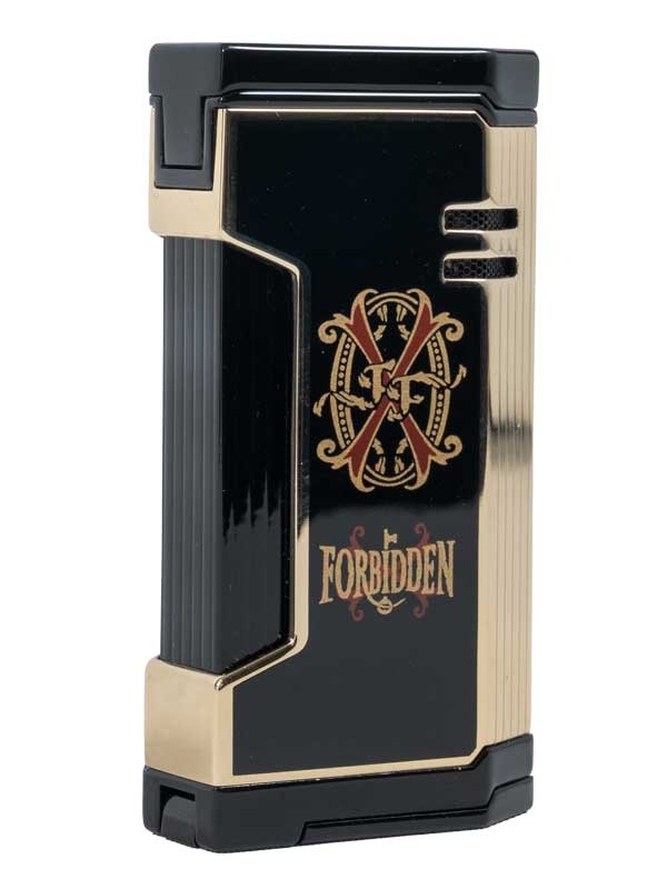 Prometheus OpusX Rare Black Magma XFE Lighter in Black and Gold