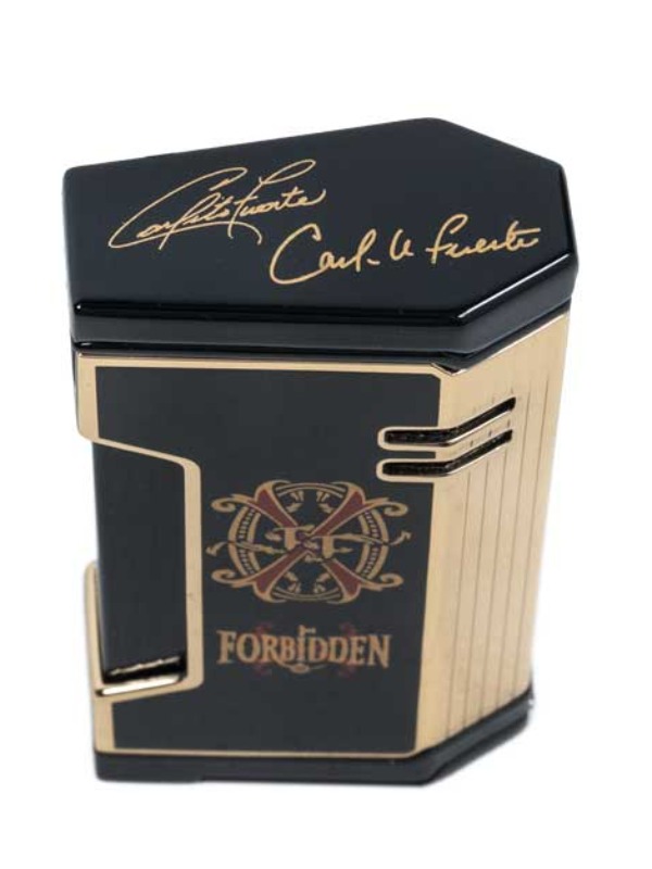 Prometheus OpusX Rare Black Magma XFE Lighter in Black and Gold