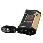 Prometheus OpusX Rare Black Magma XFE Lighter in Black and Gold