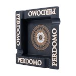 Perdomo Square 4 Cigar Ashtray Black