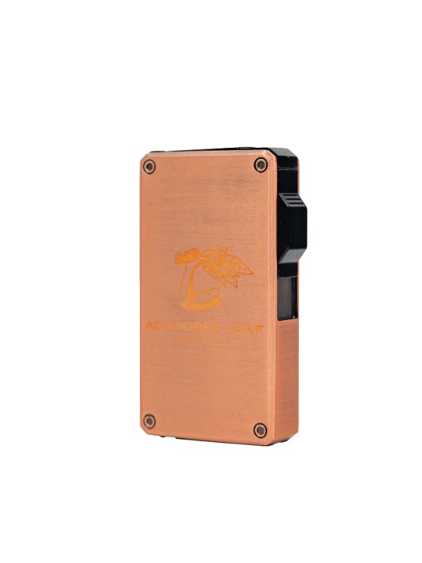 Aganorsa Copper Visol Dual Flame Lighter