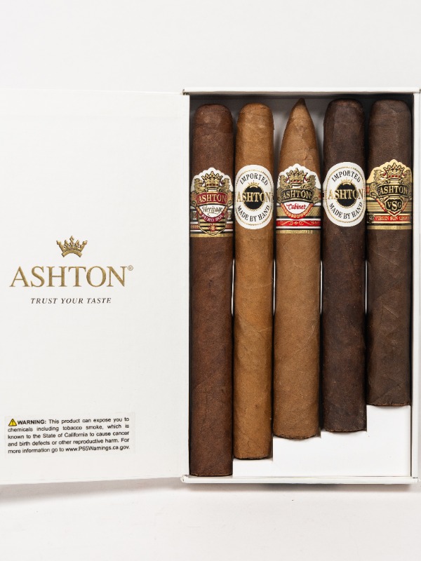Ashton VSG and 5 Cigar Samplers Package Deal