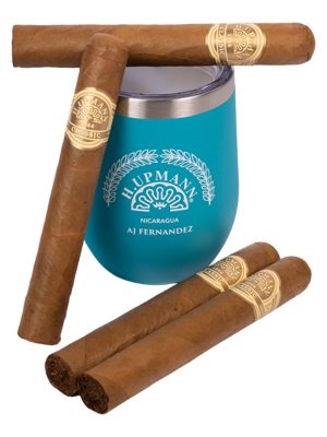 H. Upmann Insulated Tumbler with 4 H. Upmann Classic Toro Cigars