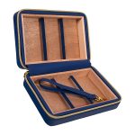 Rocky Patel Leather Travel Case – Blue