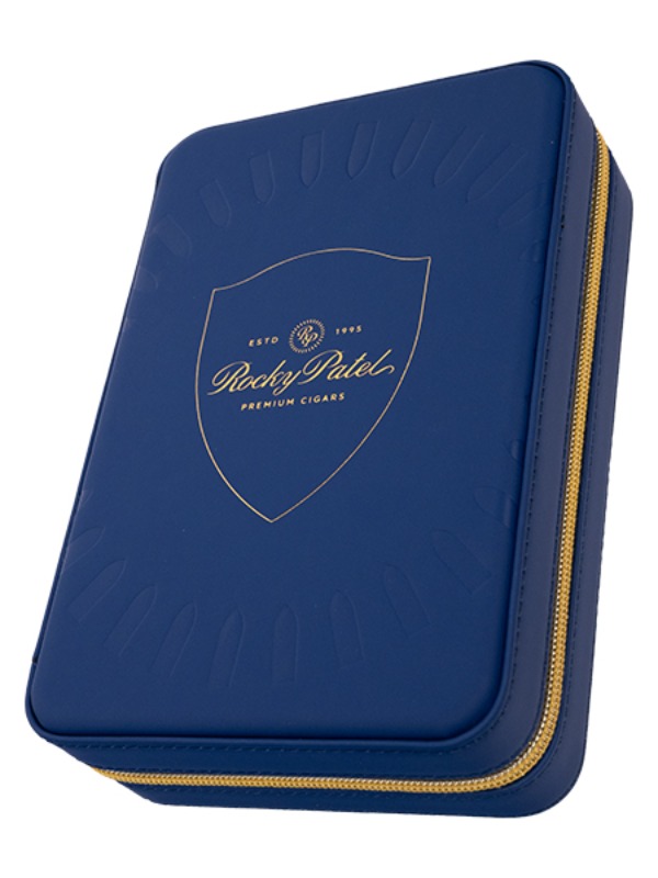 Rocky Patel Leather Travel Case – Blue