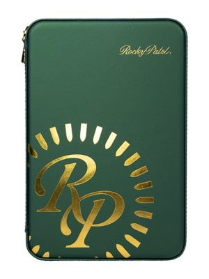 Rocky Patel Leather Travel Case - Green