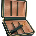 Rocky Patel Leather Travel Case – Green