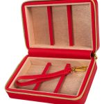 Rocky Patel Leather Travel Case – Red