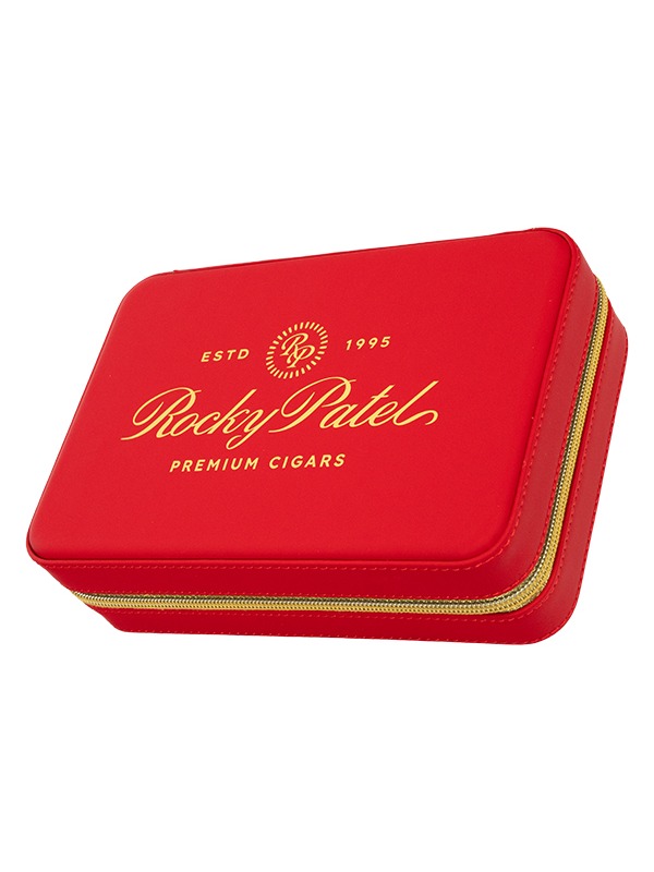 Rocky Patel Leather Travel Case – Red