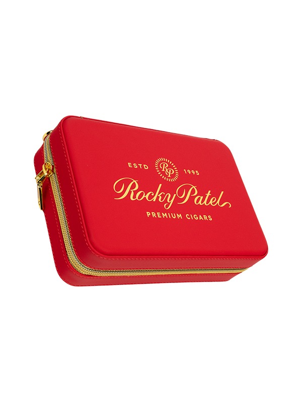 Rocky Patel Leather Travel Case – Red