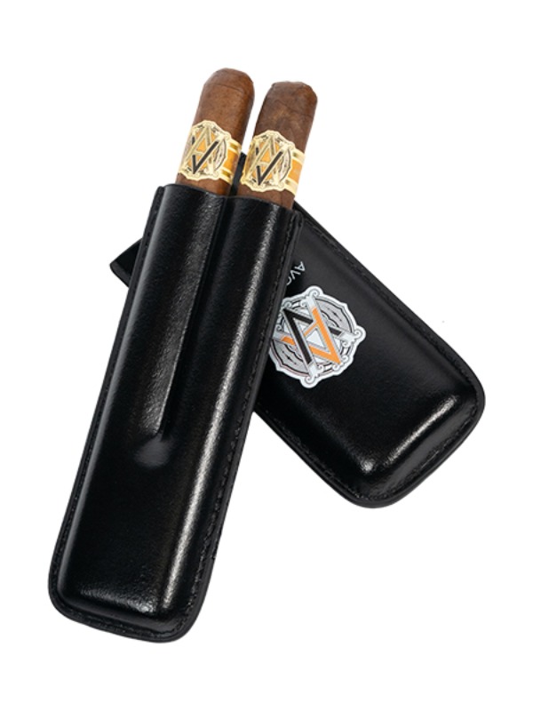 AVO 2 Cigar Leather Travel Case