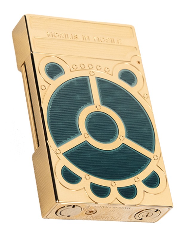 S.T. Dupont Line 2 20,000 Leagues Under the Pacific in Yellow Gold – C16052CL